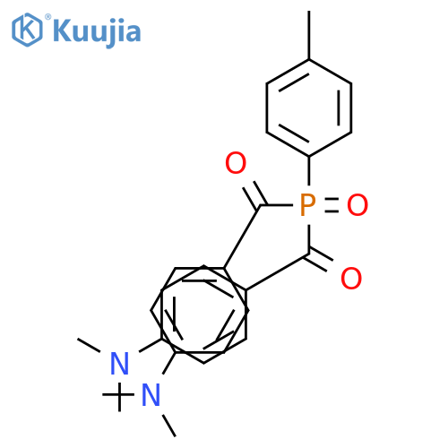 Methanone, 1,1'-[(4-methylphenyl)phosphinylidene]bis[1-[4-(dimethylamino)phenyl]- structure
