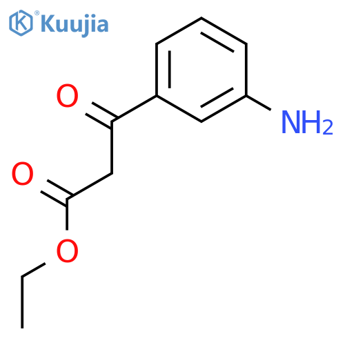 ethyl 3-(3-aminophenyl)-3-oxopropanoate structure