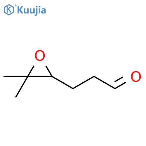 2-Oxiranepropanal,3,3-dimethyl- structure