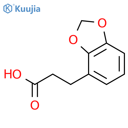 3-(2H-1,3-benzodioxol-4-yl)propanoic Acid structure