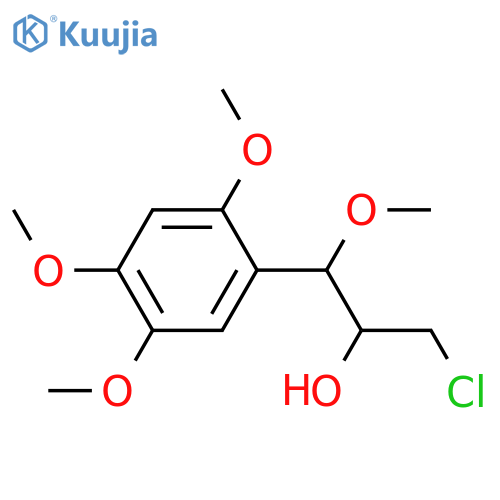 3-Chloro-1-(2,4,5-trihydroxyphenyl)-1,2-propanediol; (1R,2R)-form, 1,2',4',5'-Tetra-Me ether structure