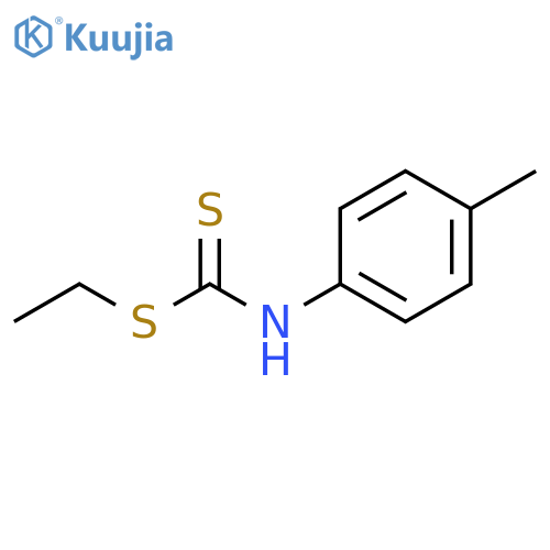 Carbamodithioic acid, (4-methylphenyl)-, ethyl ester structure