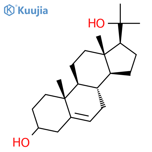 Pregn-5-ene-3,20-diol,20-methyl-, (3b)-(9CI) structure