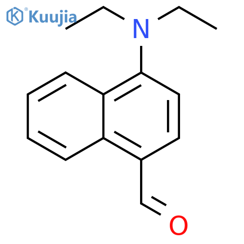 1-Naphthalenecarboxaldehyde, 4-(diethylamino)- structure