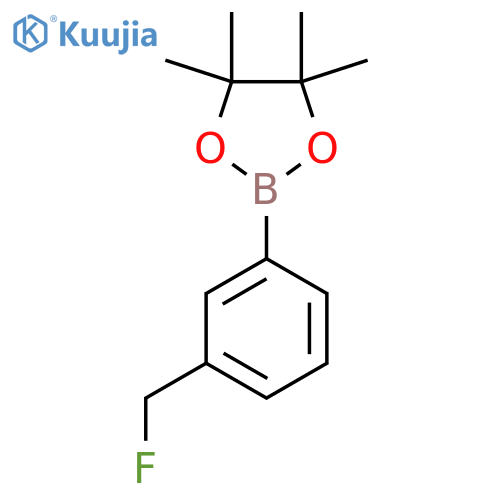 2-(3-(Fluoromethyl)phenyl)-4,4,5,5-tetramethyl-1,3,2-dioxaborolane structure