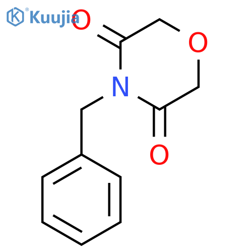 4-benzylmorpholine-3,5-dione structure
