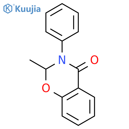 2-methyl-3-phenyl-2,3-dihydro-4H-1,3-benzoxazin-4-one structure