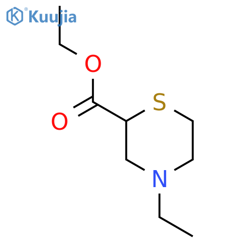 Ethyl 4-ethylthiomorpholine-2-carboxylate structure