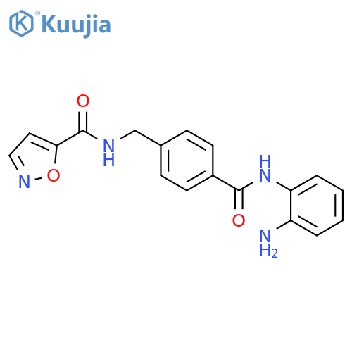 5-Isoxazolecarboxamide,N-[[4-[[(2-aminophenyl)amino]carbonyl]phenyl]methyl]- structure