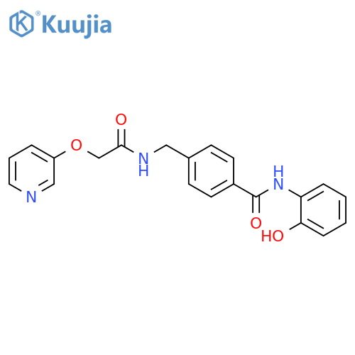 Benzamide,N-(2-hydroxyphenyl)-4-[[[(3-pyridinyloxy)acetyl]amino]methyl]- structure