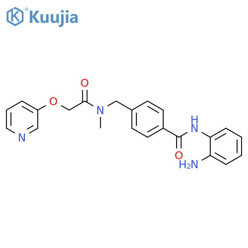 Benzamide,N-(2-aminophenyl)-4-[[methyl[(3-pyridinyloxy)acetyl]amino]methyl]- structure