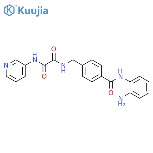Ethanediamide,N-[[4-[[(2-aminophenyl)amino]carbonyl]phenyl]methyl]-N'-3-pyridinyl- structure