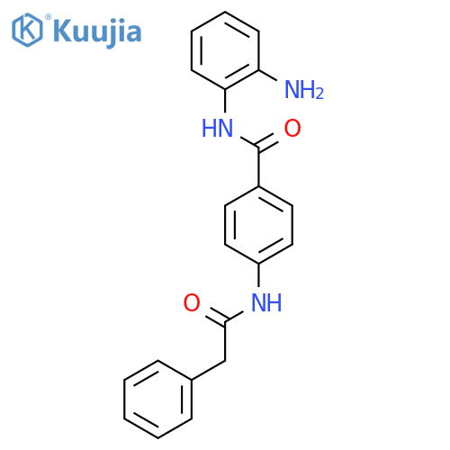 Benzeneacetamide, N-[4-[[(2-aminophenyl)amino]carbonyl]phenyl]- structure