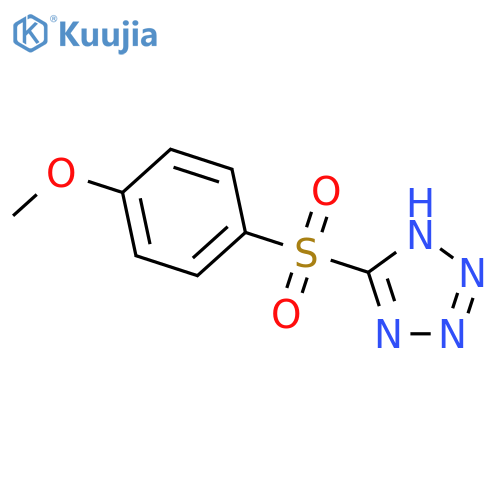 1H-TETRAZOLE, 5-[(4-METHOXYPHENYL)SULFONYL]- structure