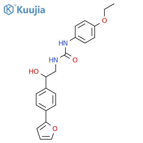 1-(4-ethoxyphenyl)-3-{2-4-(furan-2-yl)phenyl-2-hydroxyethyl}urea structure