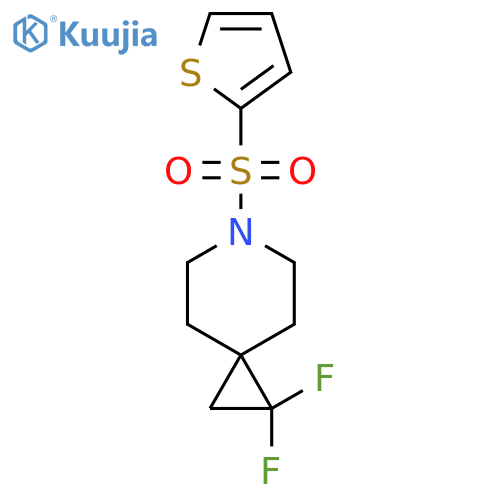 1,1-Difluoro-6-(thiophene-2-sulfonyl)-6-azaspiro[2.5]octane structure