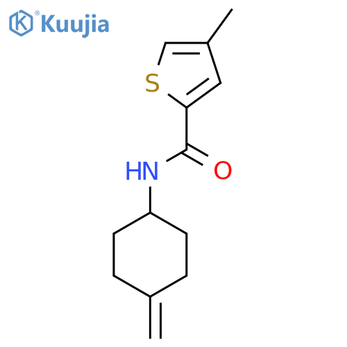 4-methyl-N-(4-methylidenecyclohexyl)thiophene-2-carboxamide structure