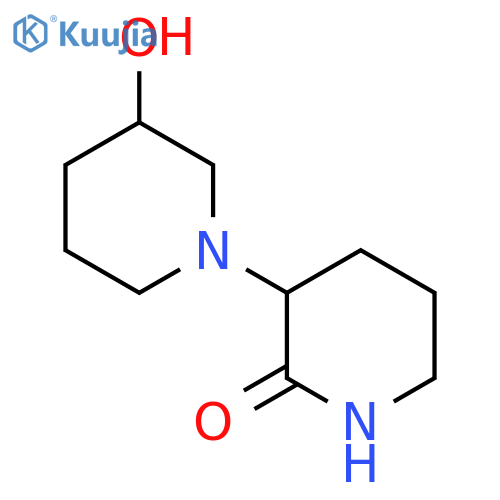 3-hydroxy-1,3'-bipiperidine-2'-one structure