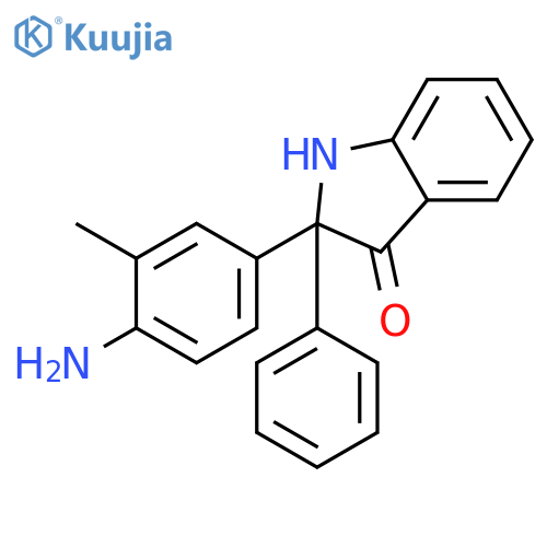 3H-Indol-3-one, 2-(4-amino-3-methylphenyl)-1,2-dihydro-2-phenyl- structure