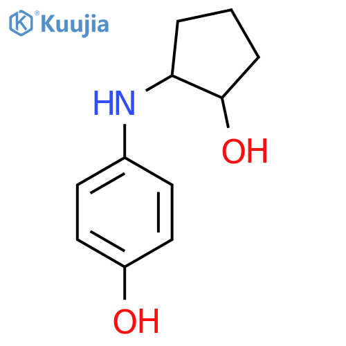 4-(2-hydroxycyclopentyl)aminophenol structure