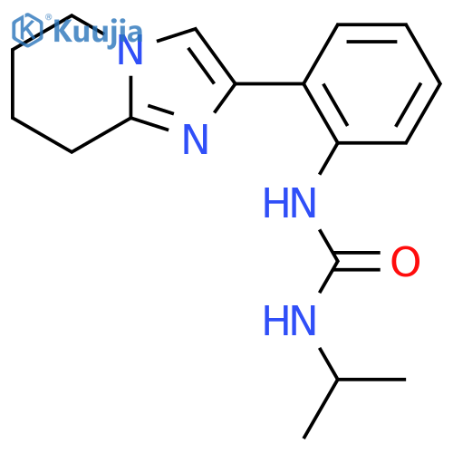 1-(2-{5H,6H,7H,8H-imidazo1,2-apyridin-2-yl}phenyl)-3-(propan-2-yl)urea structure
