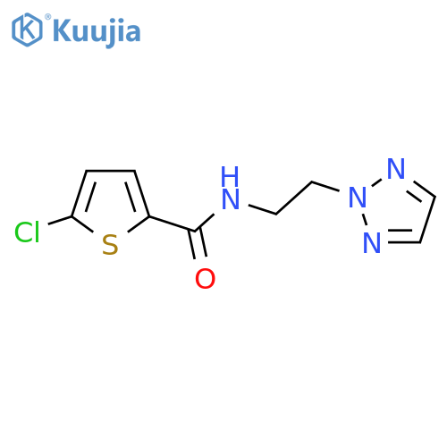 5-chloro-N-2-(2H-1,2,3-triazol-2-yl)ethylthiophene-2-carboxamide structure
