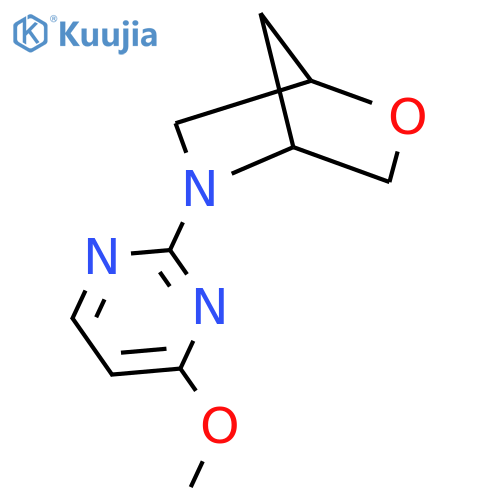 5-(4-Methoxypyrimidin-2-yl)-2-oxa-5-azabicyclo[2.2.1]heptane structure