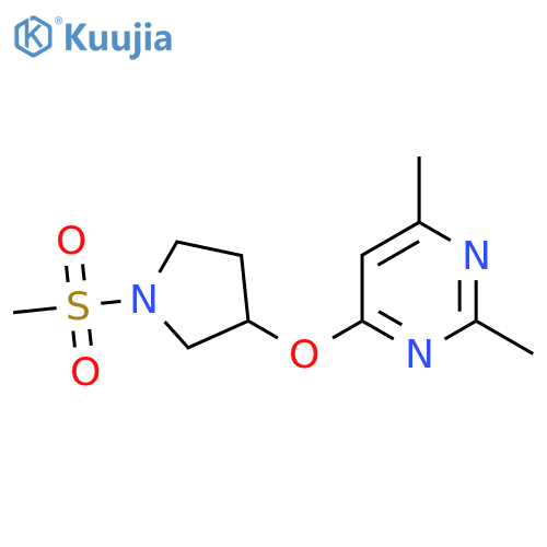 4-(1-methanesulfonylpyrrolidin-3-yl)oxy-2,6-dimethylpyrimidine structure