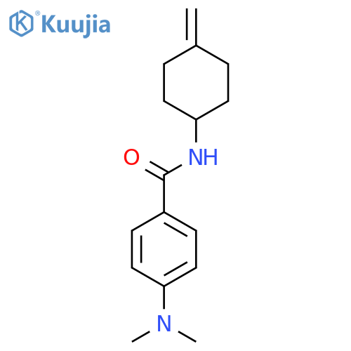 4-(dimethylamino)-N-(4-methylidenecyclohexyl)benzamide structure