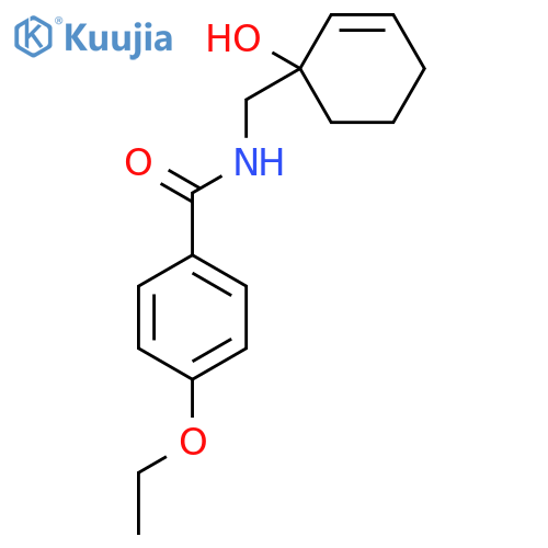 4-ethoxy-N-[(1-hydroxycyclohex-2-en-1-yl)methyl]benzamide structure