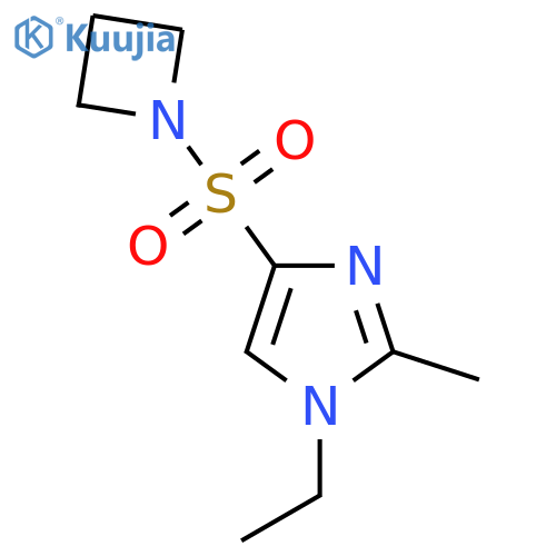 4-(azetidine-1-sulfonyl)-1-ethyl-2-methyl-1H-imidazole structure