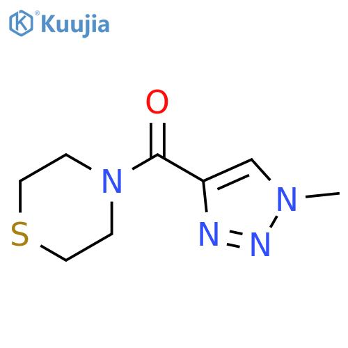 4-(1-methyl-1H-1,2,3-triazole-4-carbonyl)thiomorpholine structure