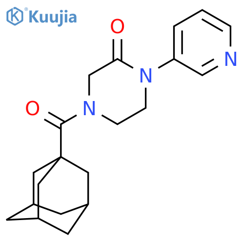 4-(Adamantane-1-carbonyl)-1-(pyridin-3-yl)piperazin-2-one structure
