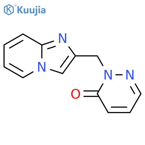 2-({imidazo1,2-apyridin-2-yl}methyl)-2,3-dihydropyridazin-3-one structure