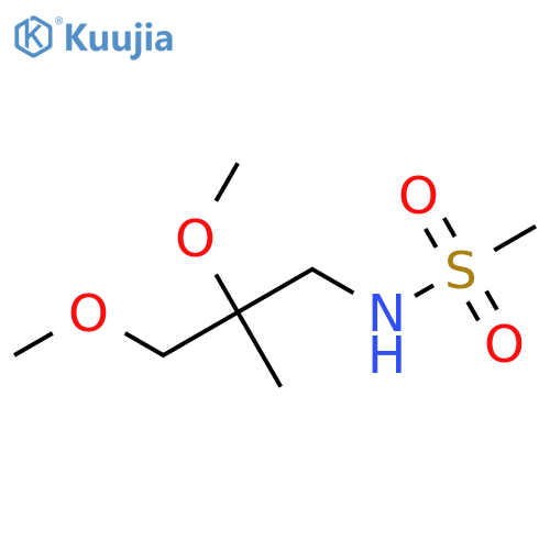 N-(2,3-dimethoxy-2-methylpropyl)methanesulfonamide structure
