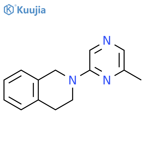 2-(6-methylpyrazin-2-yl)-1,2,3,4-tetrahydroisoquinoline structure