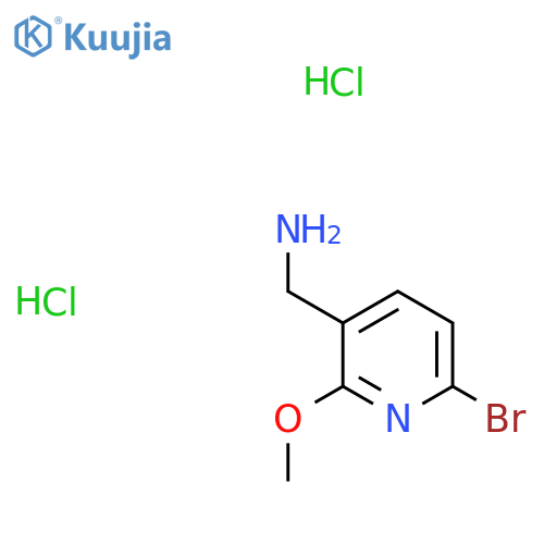 (6-Bromo-2-methoxypyridin-3-yl)methanamine dihydrochloride structure