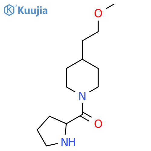 4-(2-Methoxyethyl)-1-prolylpiperidine structure