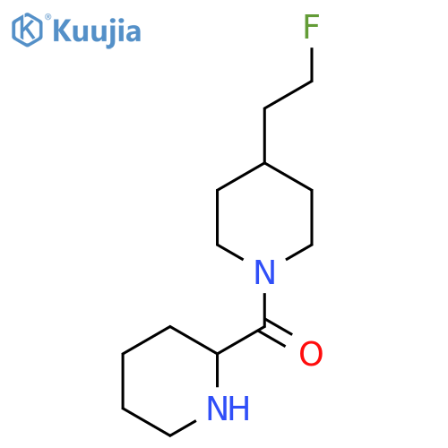 (4-(2-Fluoroethyl)piperidin-1-yl)(piperidin-2-yl)methanone structure