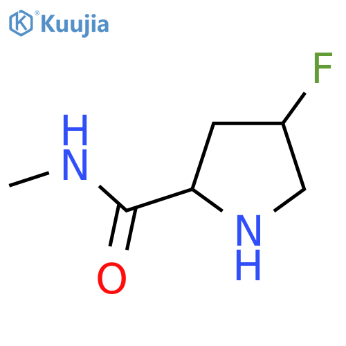 4-fluoro-N-methylpyrrolidine-2-carboxamide structure
