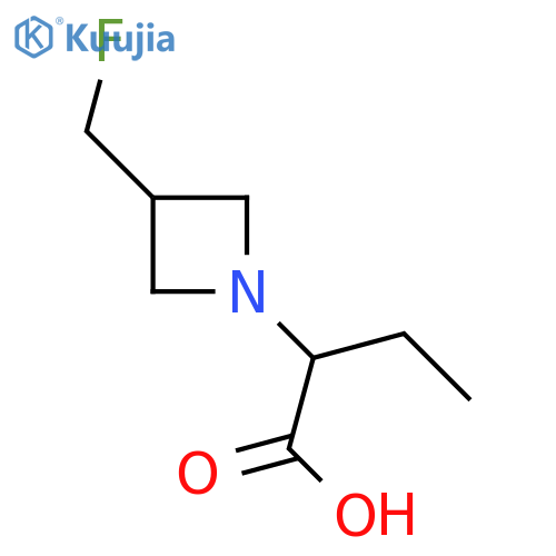 2-(3-(Fluoromethyl)azetidin-1-yl)butanoic acid structure