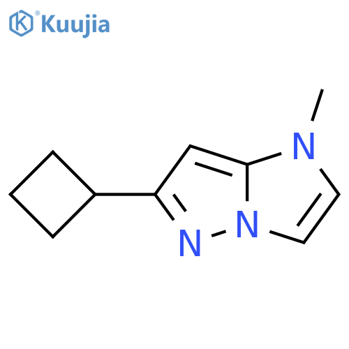6-cyclobutyl-1-methyl-1H-imidazo[1,2-b]pyrazole structure
