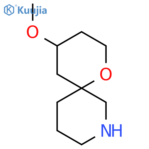 4-Methoxy-1-oxa-8-azaspiro[5.5]undecane structure