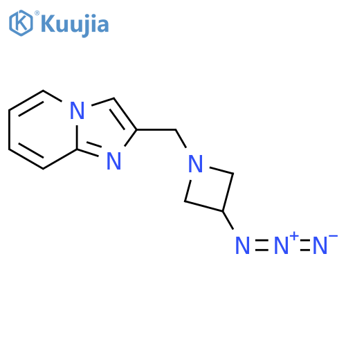 2-((3-Azidoazetidin-1-yl)methyl)imidazo[1,2-a]pyridine structure