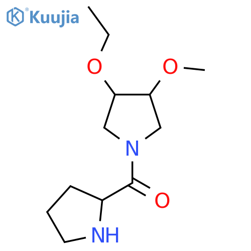 3-Ethoxy-4-methoxy-1-prolylpyrrolidine structure