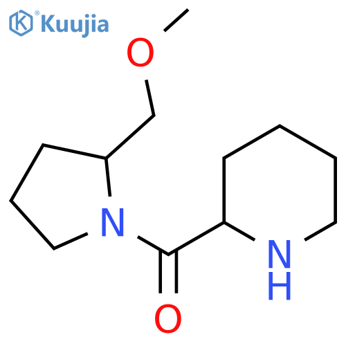 (2-(Methoxymethyl)pyrrolidin-1-yl)(piperidin-2-yl)methanone structure