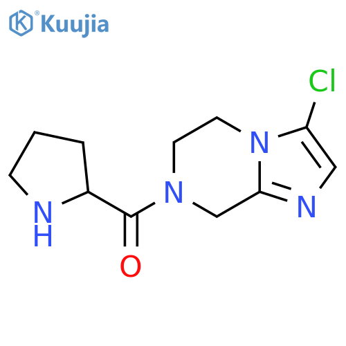 3-Chloro-7-prolyl-5,6,7,8-tetrahydroimidazo[1,2-a]pyrazine structure