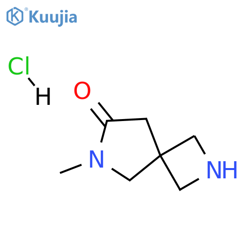 6-methyl-2,6-diazaspiro[3.4]octan-7-one;hydrochloride structure
