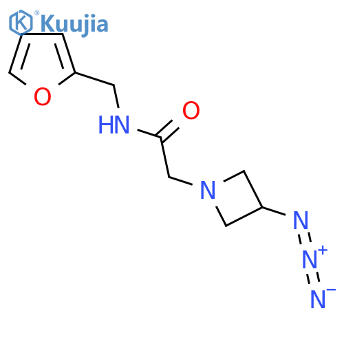 2-(3-Azidoazetidin-1-yl)-N-(furan-2-ylmethyl)acetamide structure