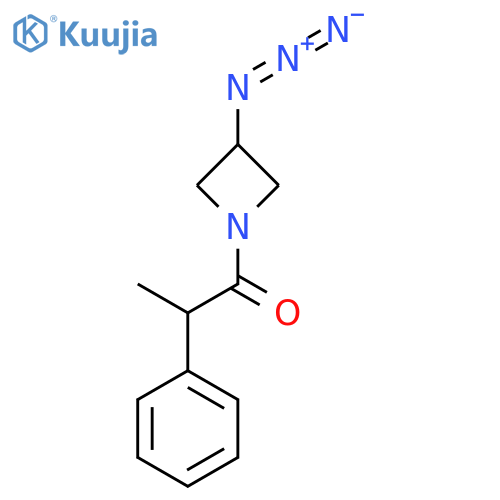 1-(3-Azidoazetidin-1-yl)-2-phenylpropan-1-one structure
